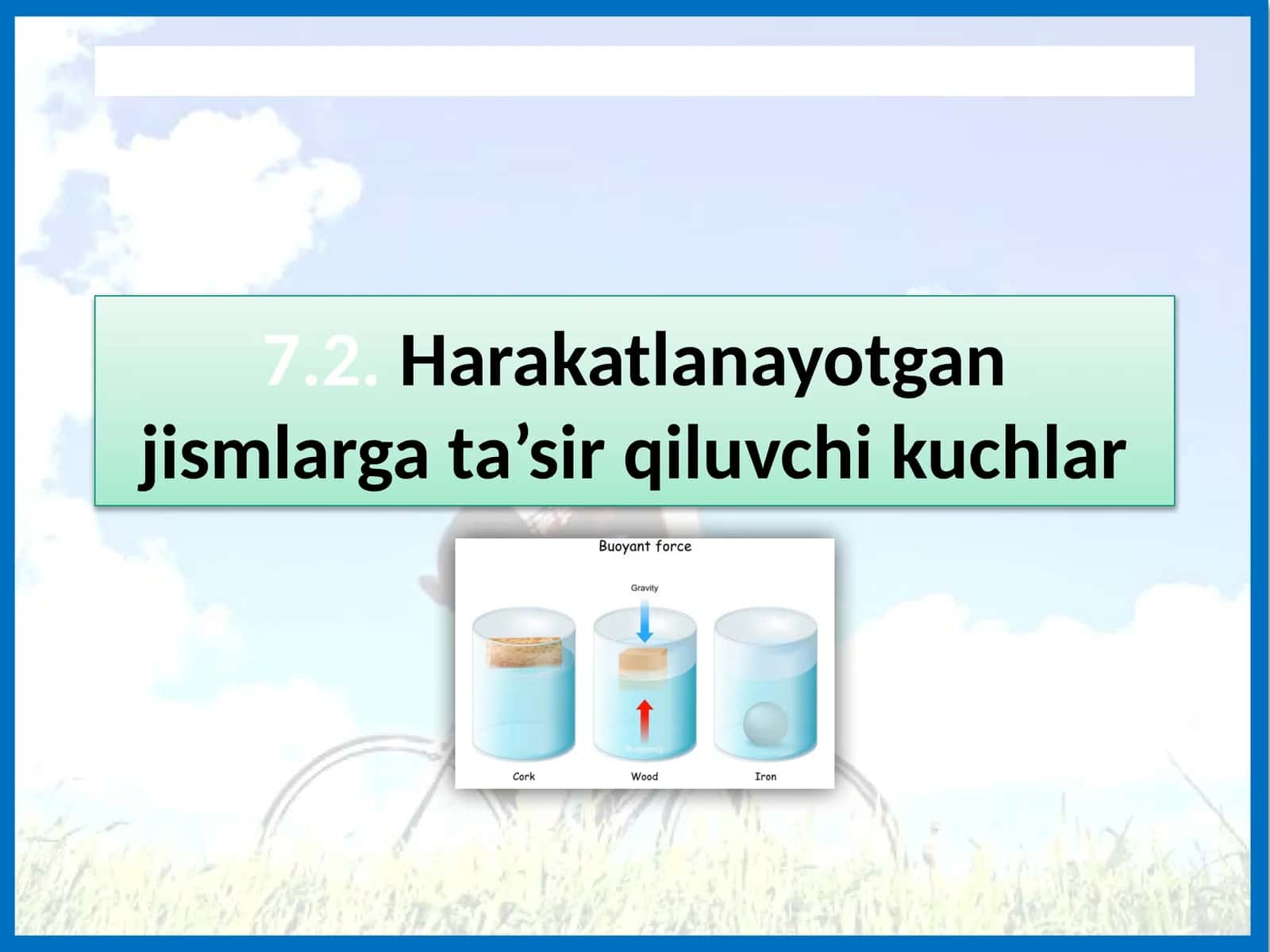 Harakatlanayotgan jismlar