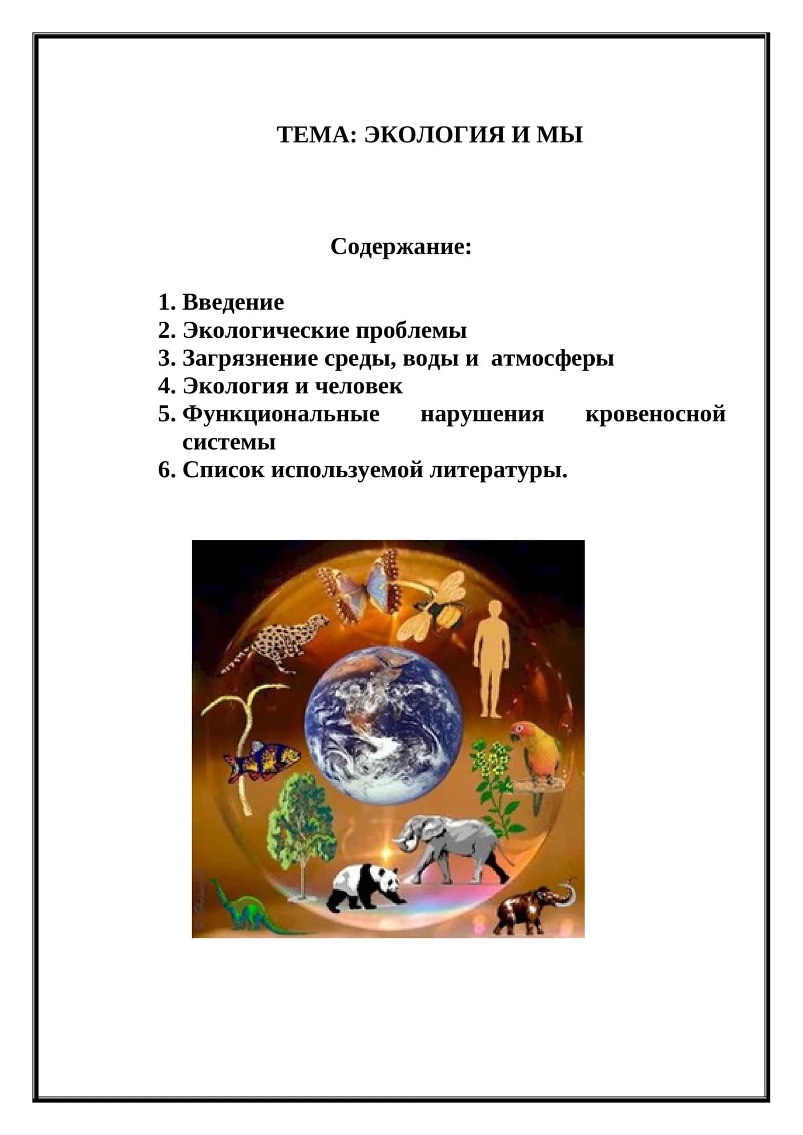 Экология и мы