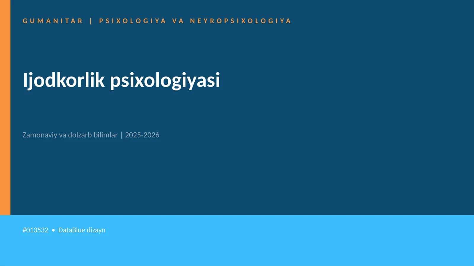 Ijodkorlik psixologiyasi