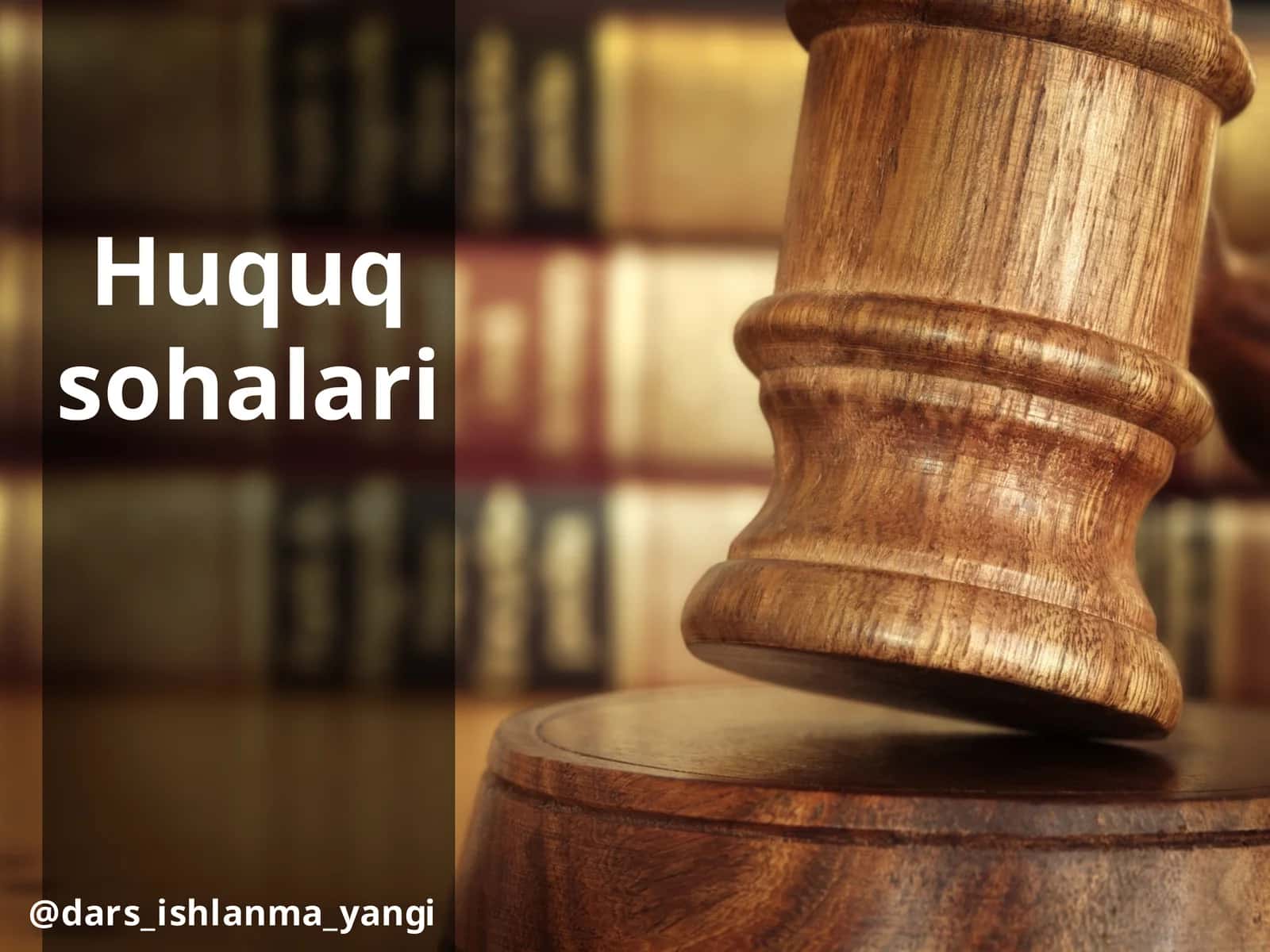 Huquq  sohalari