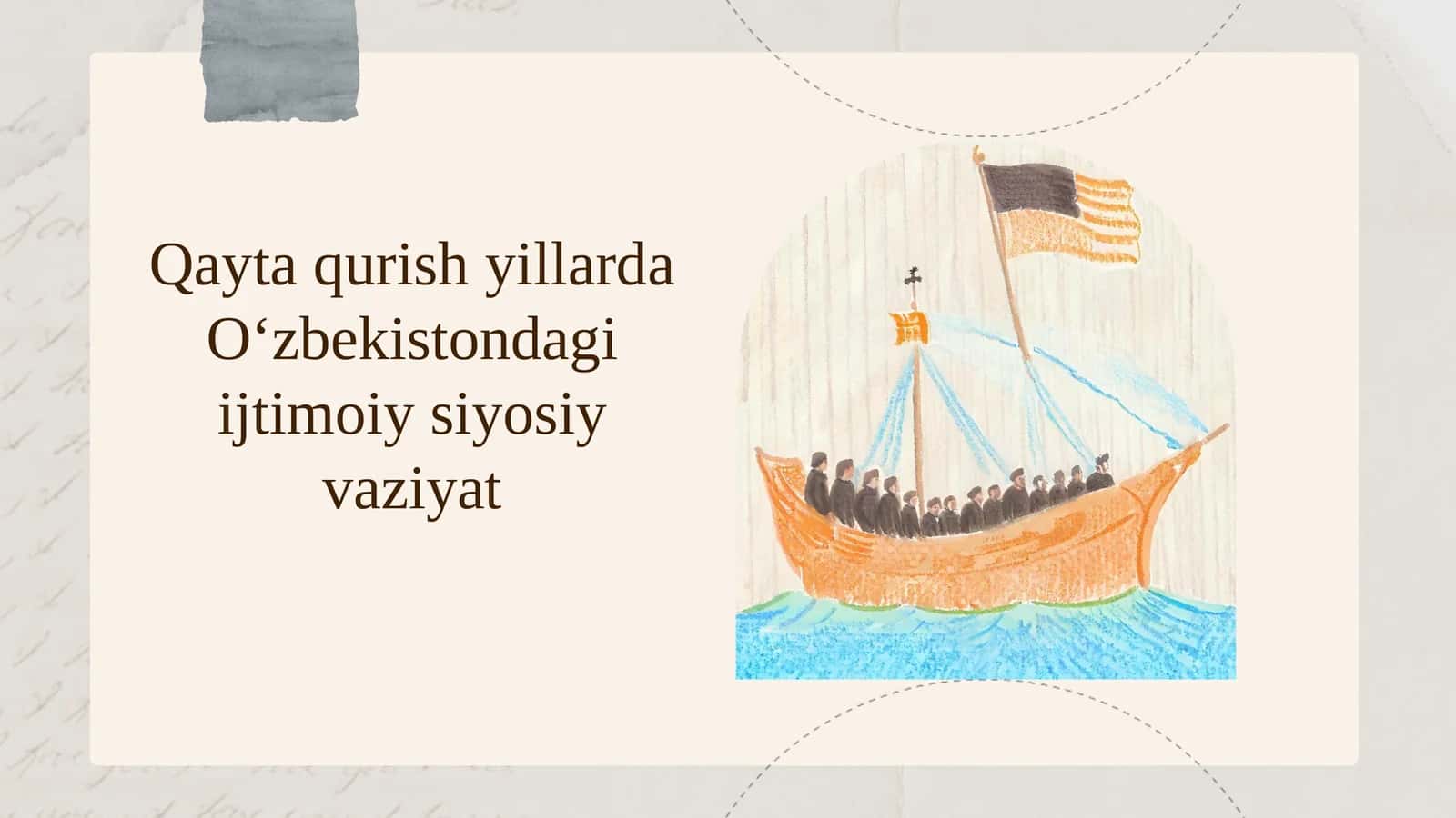 Qayta qurish yillarda Oʻzbekistondagi ijtimoiy siyosiy vaziyat