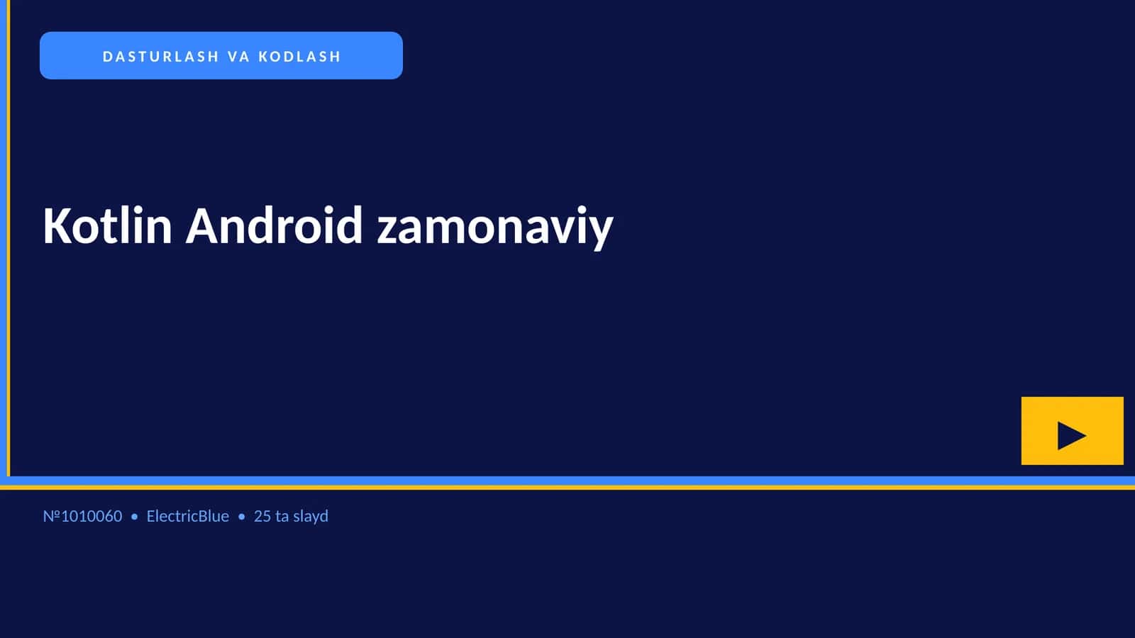 Kotlin Android zamonaviy