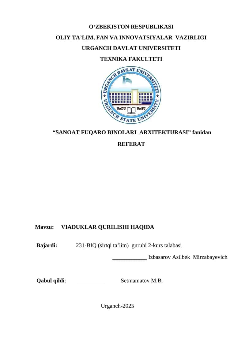 SANOAT FUQARO BINOLARI ARXITEKTURASI