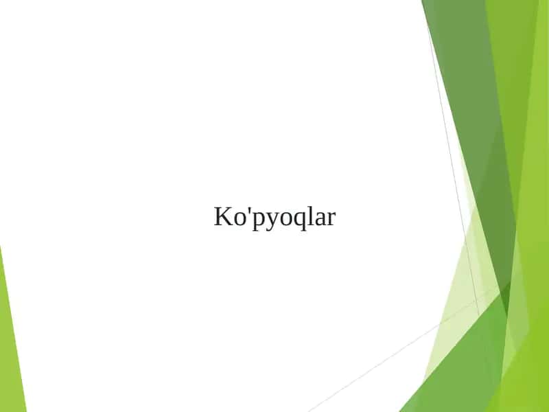 Ko'pyoqlar