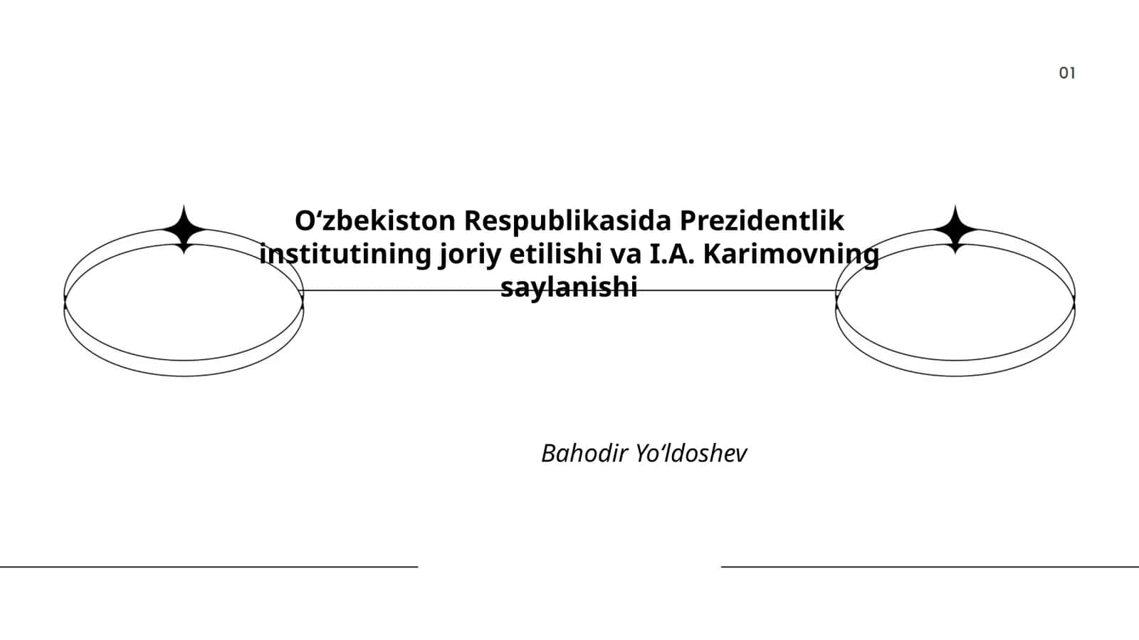 Oʻzbekiston Respublikasida Prezidentlik institutining joriy etilishi va I.A. Karimovning saylanishi
