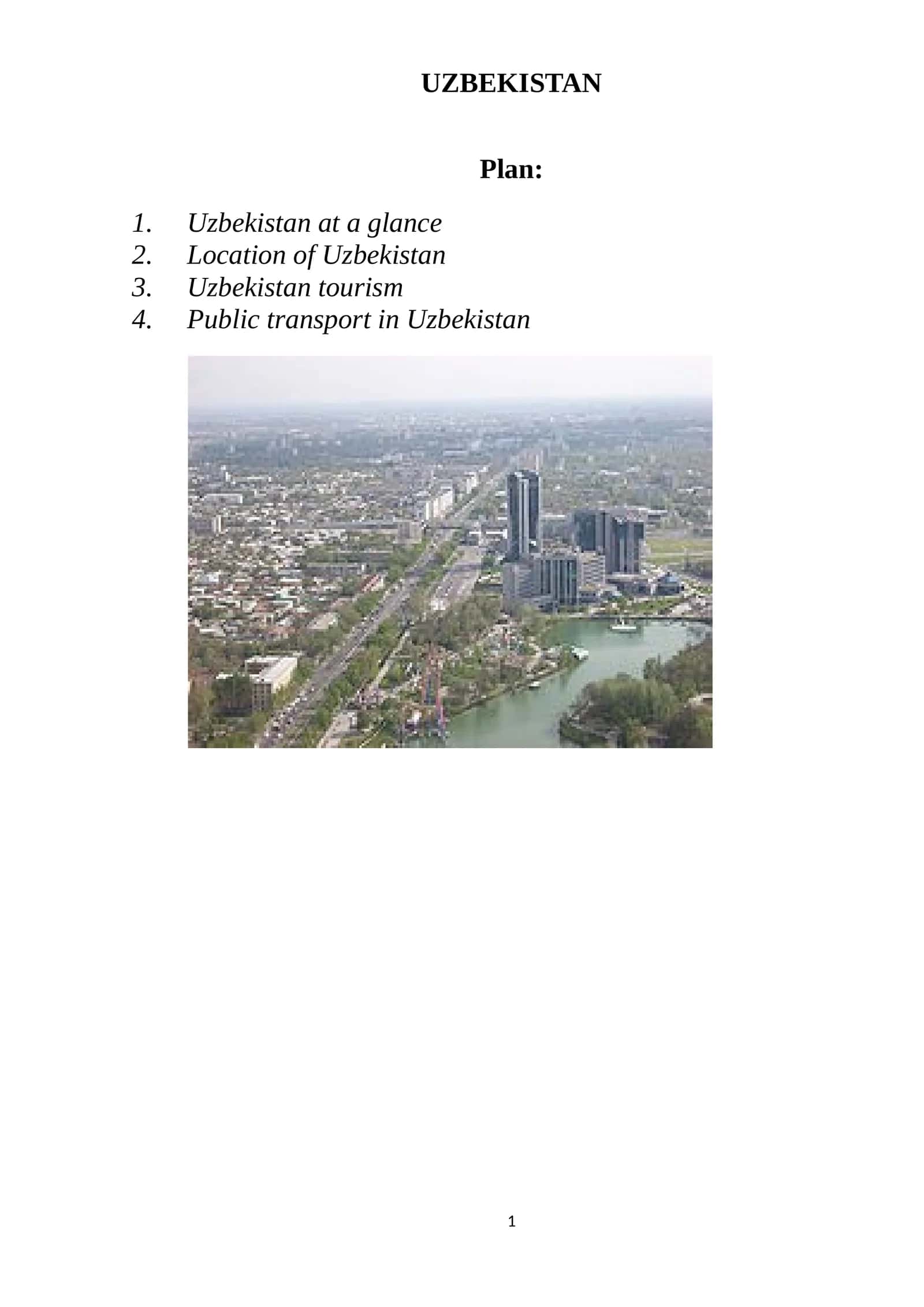 Uzbekistan information
