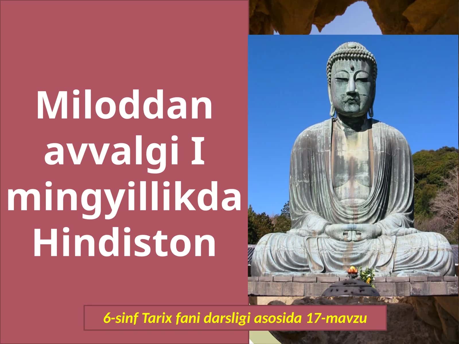 Miloddan avvalgi I ming yillikda Hindiston