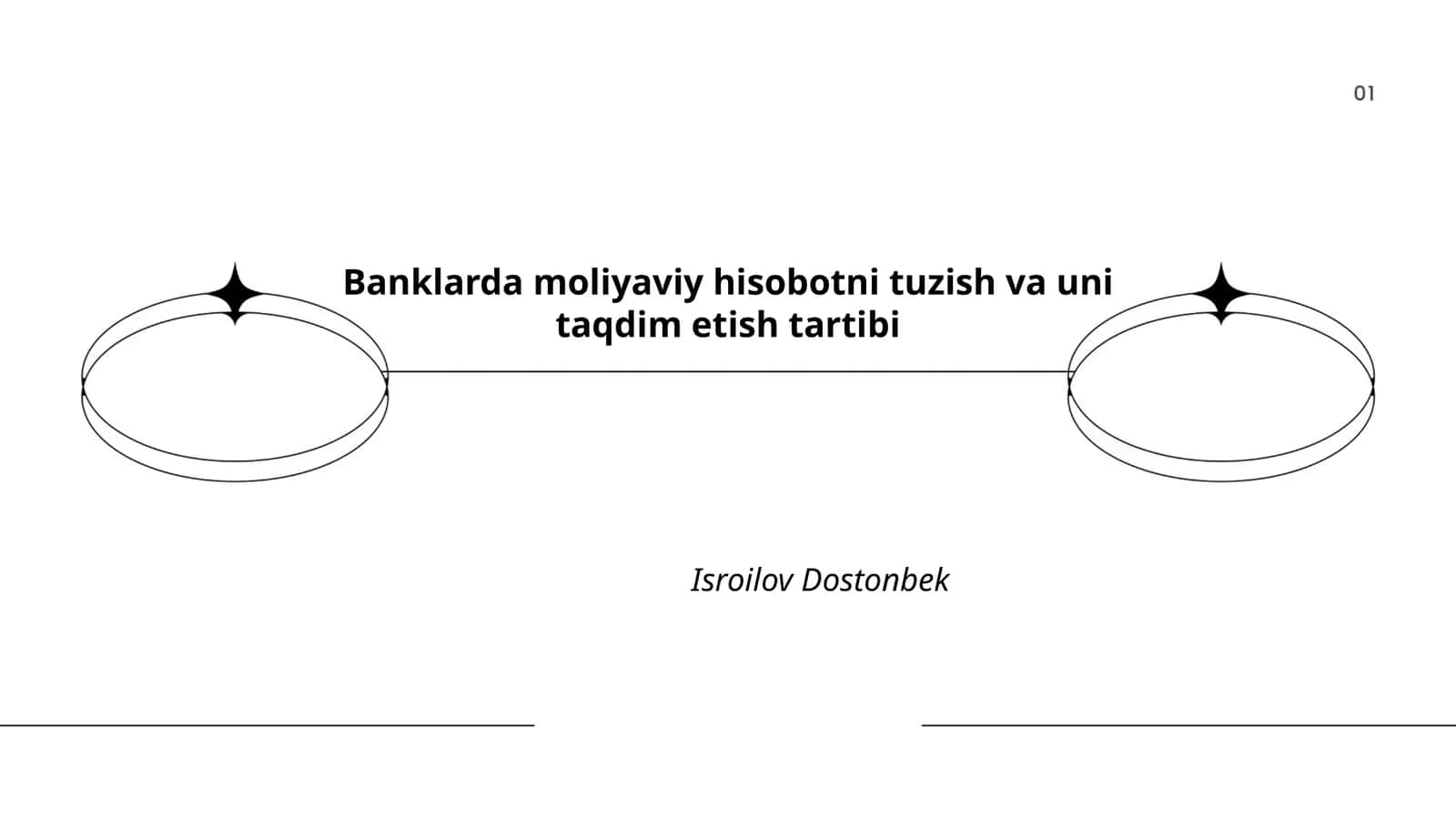 Banklarda moliyaviy hisobotni tuzish va uni taqdim etish tartibi
