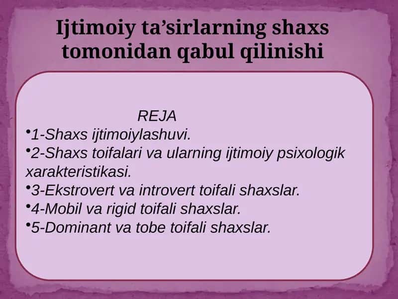 Shaxsiy taraqqiyot