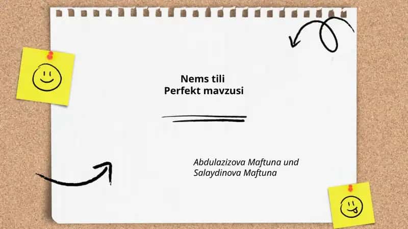 Perfekt mavzusi