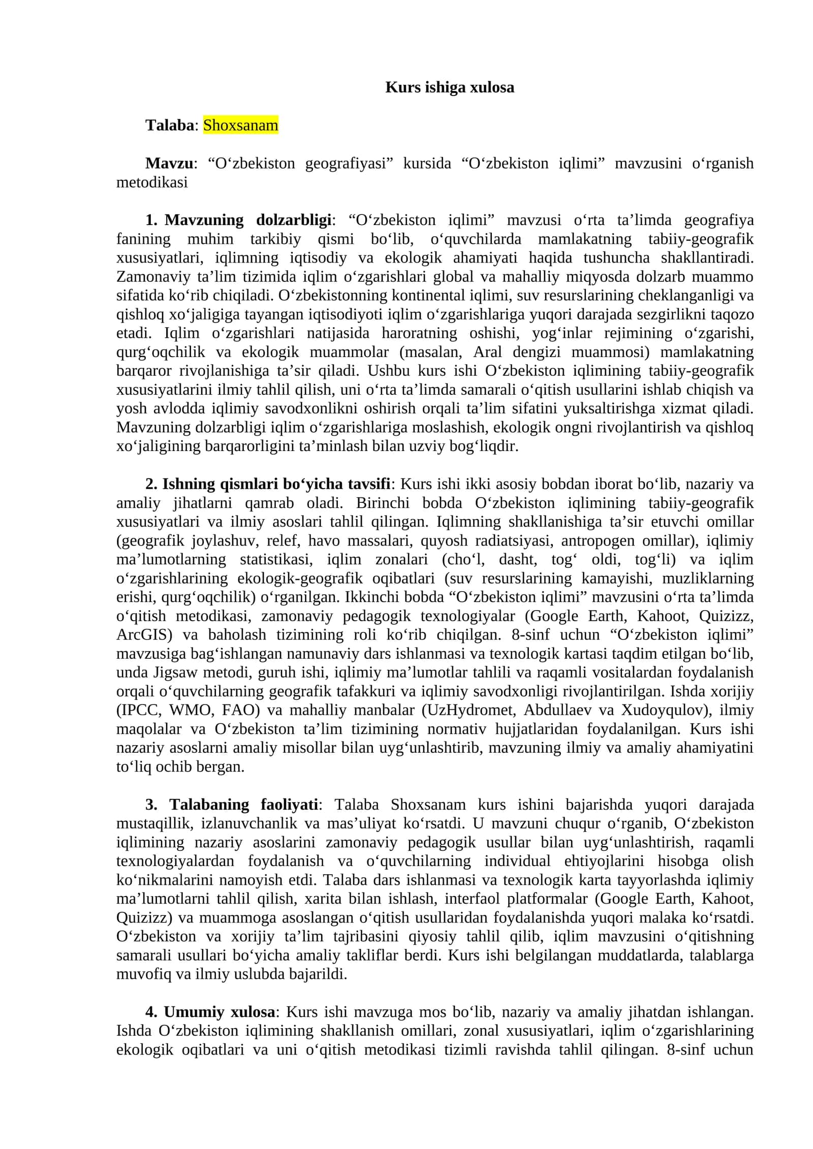 Oʻzbekiston iqlimi