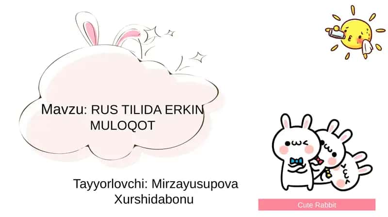 Rus tilini 0 dan oʻrganish uchun qollanma