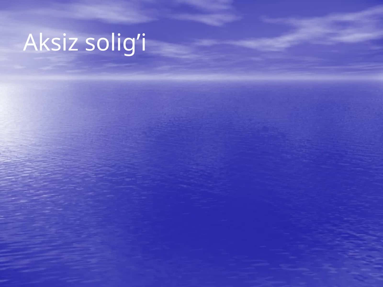 Aksiz solig’i