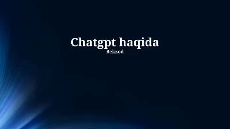 ChatGPT