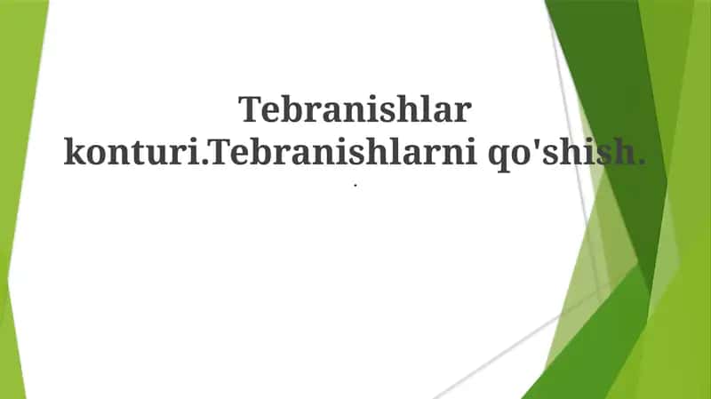 Tebranishlar konturi