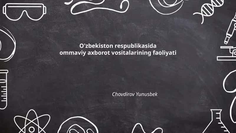 OAV Faoliyatining Huquqiy-Asoslari O'zbekiston Respublikasida