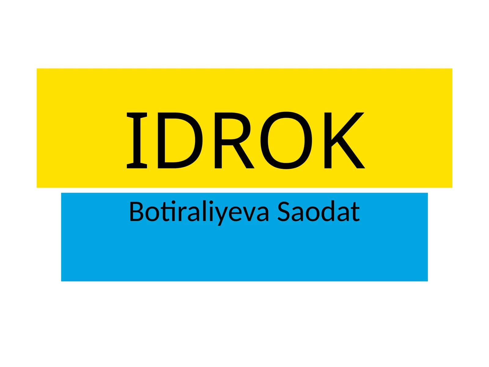 IDROK
