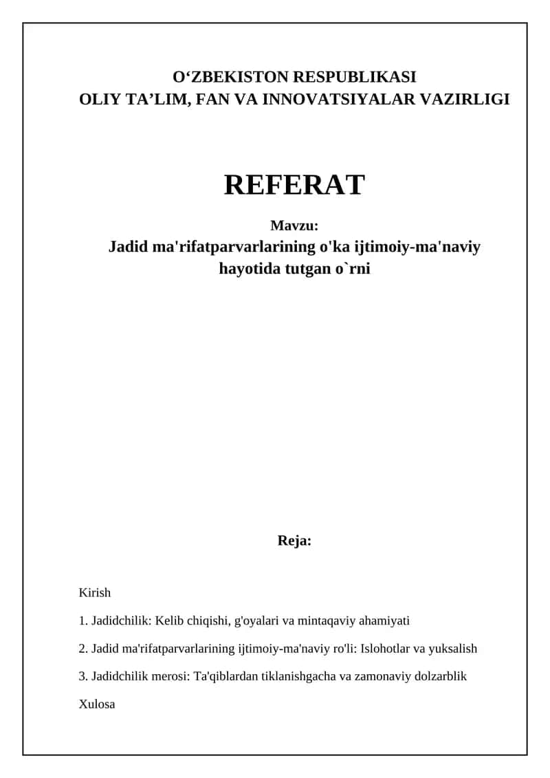 Jadid ma'rifatparvarlarining