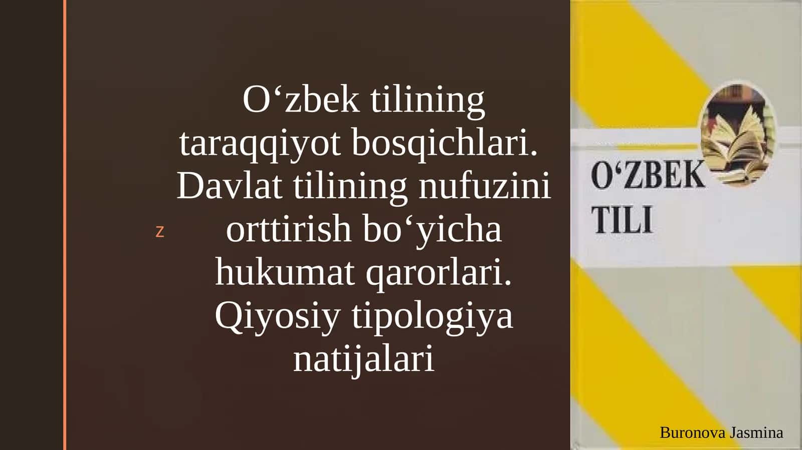 Oʻzbek tilining taraqqiyot bosqichlari