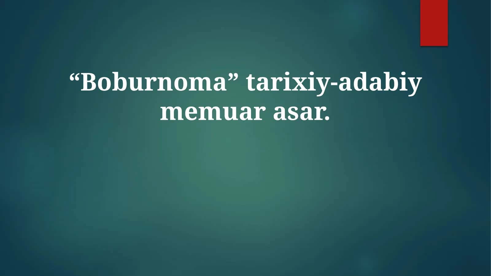 Boburnoma