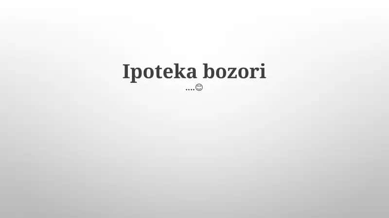 Ipoteka bozori