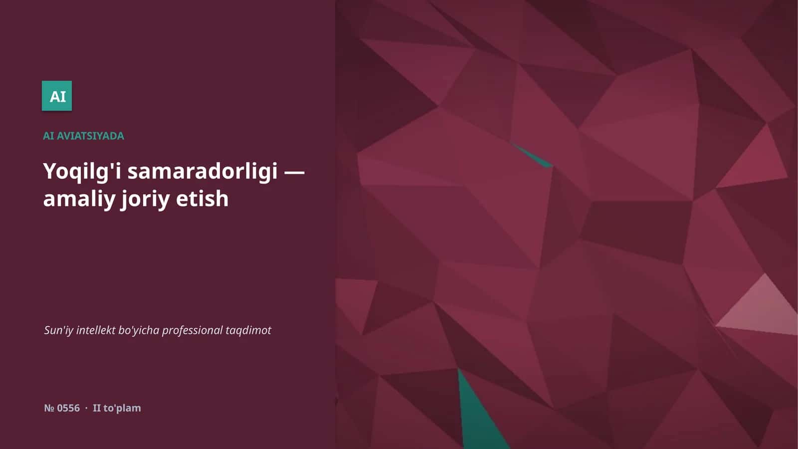 Aviatsiyada AI