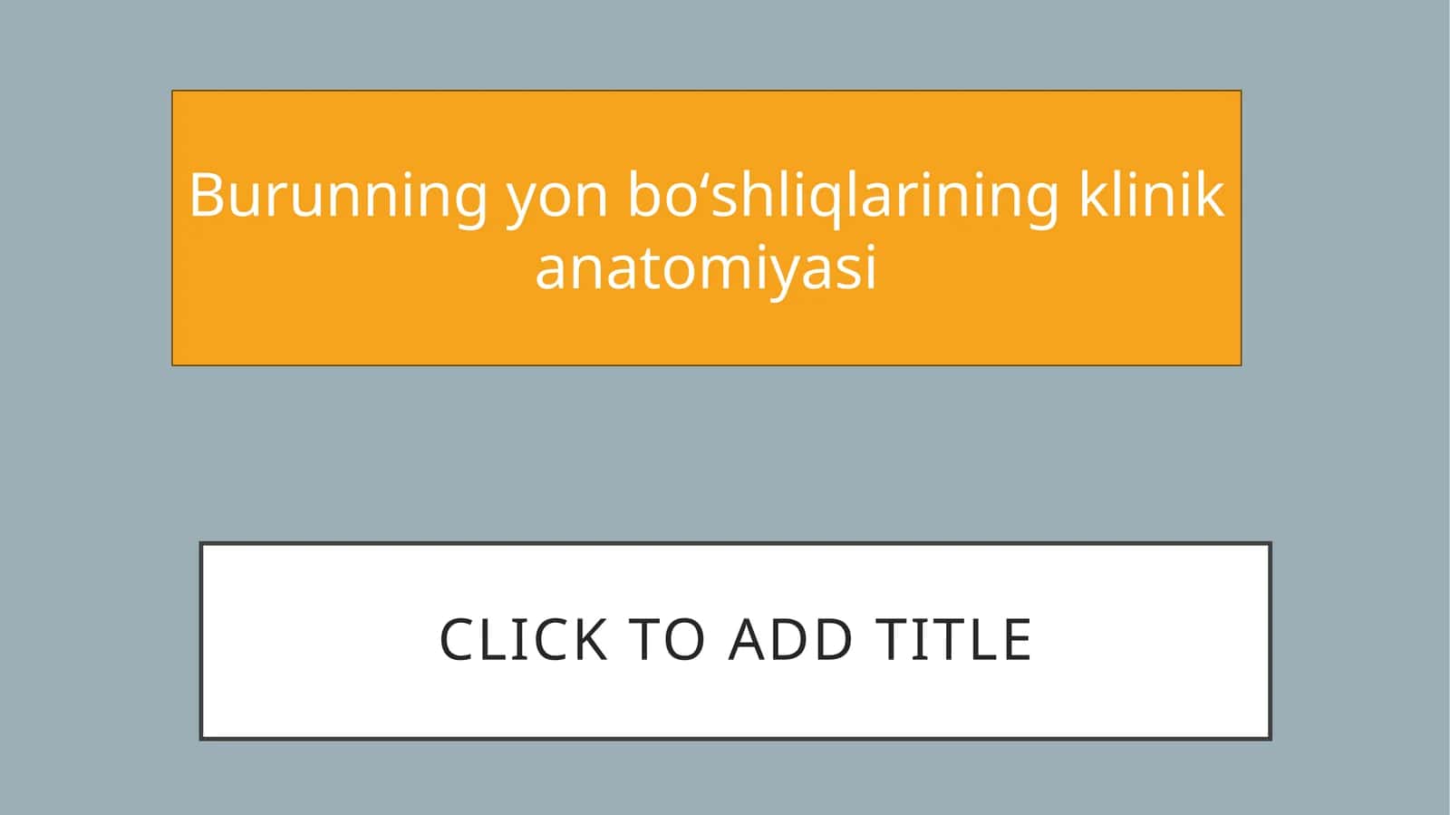 Burunning yon tomonlari