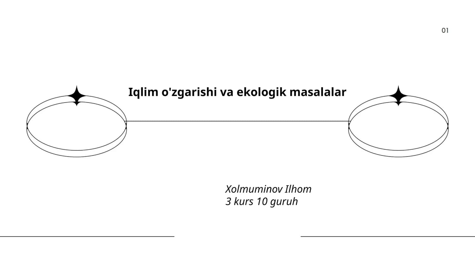 Iqlim o'zgarishi va ekologik masalalar