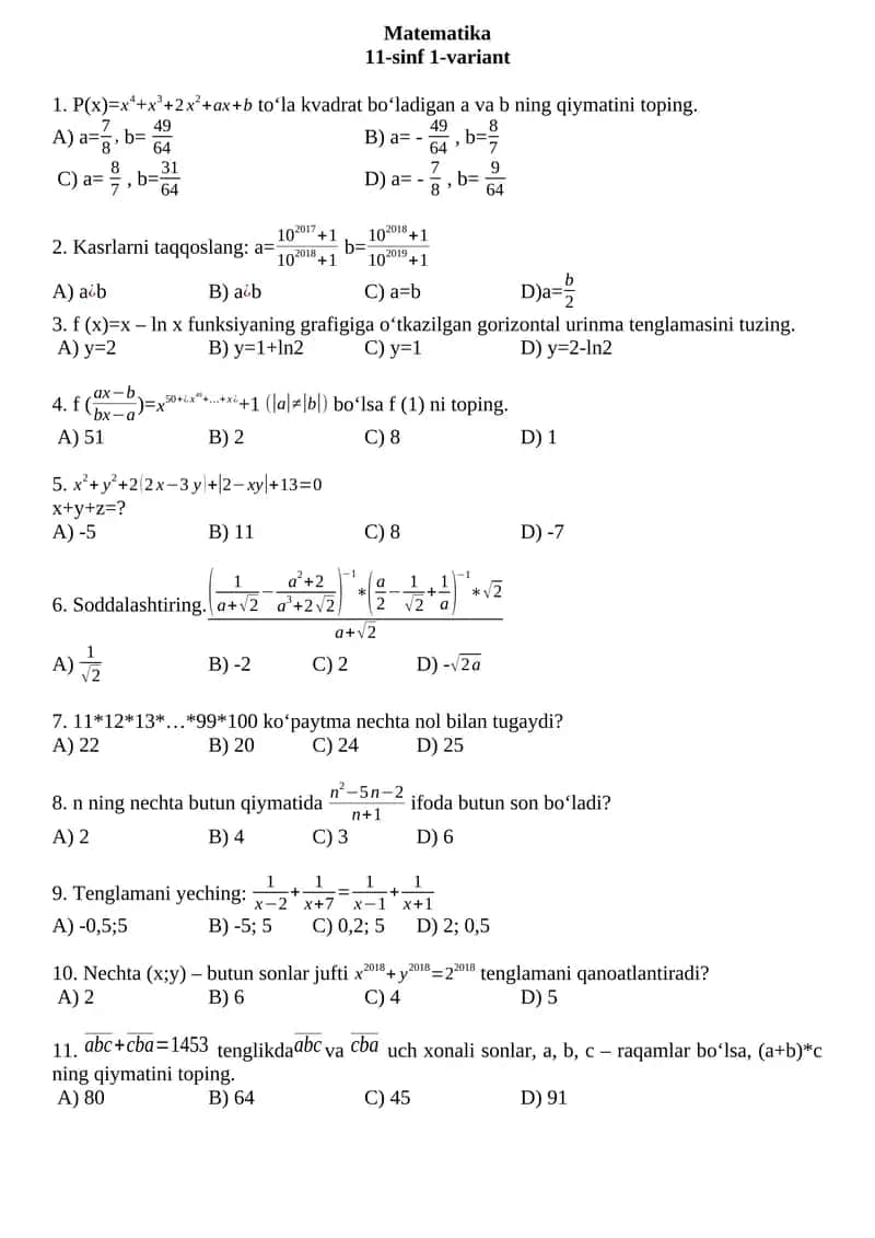 Matematika