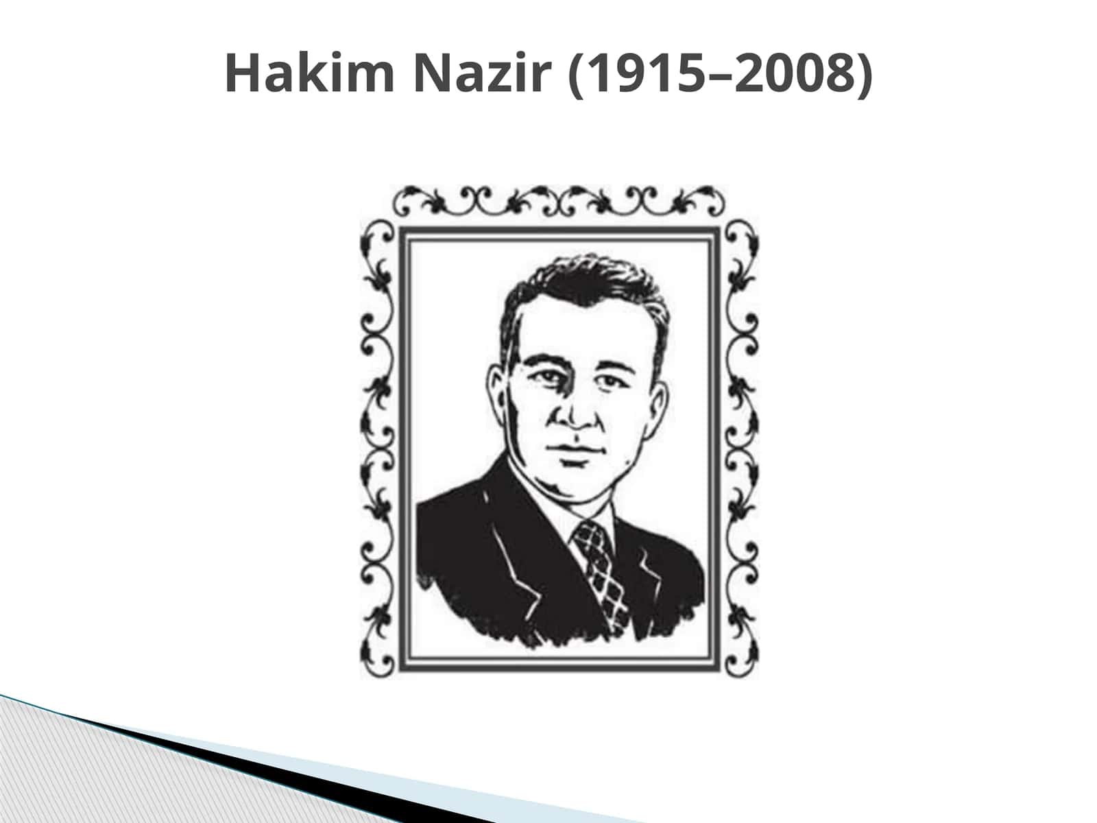 Hakim Nazir (1915–2008)