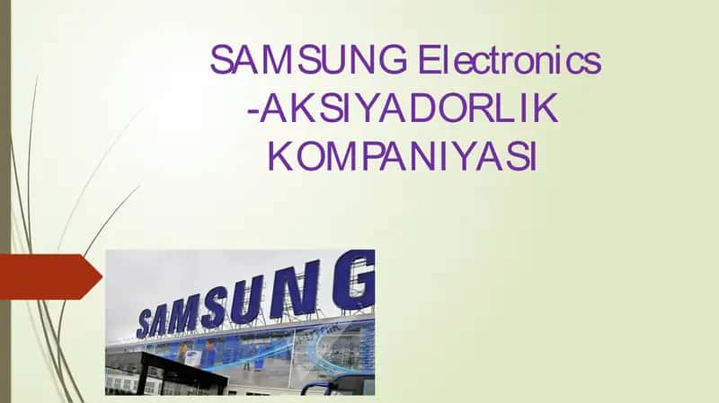 Samsung Electronics - Aksiya kompaniyasi