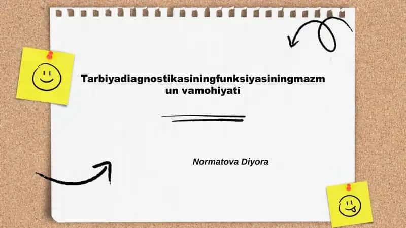 Tarbiyadiagnostikasining funksiyasi