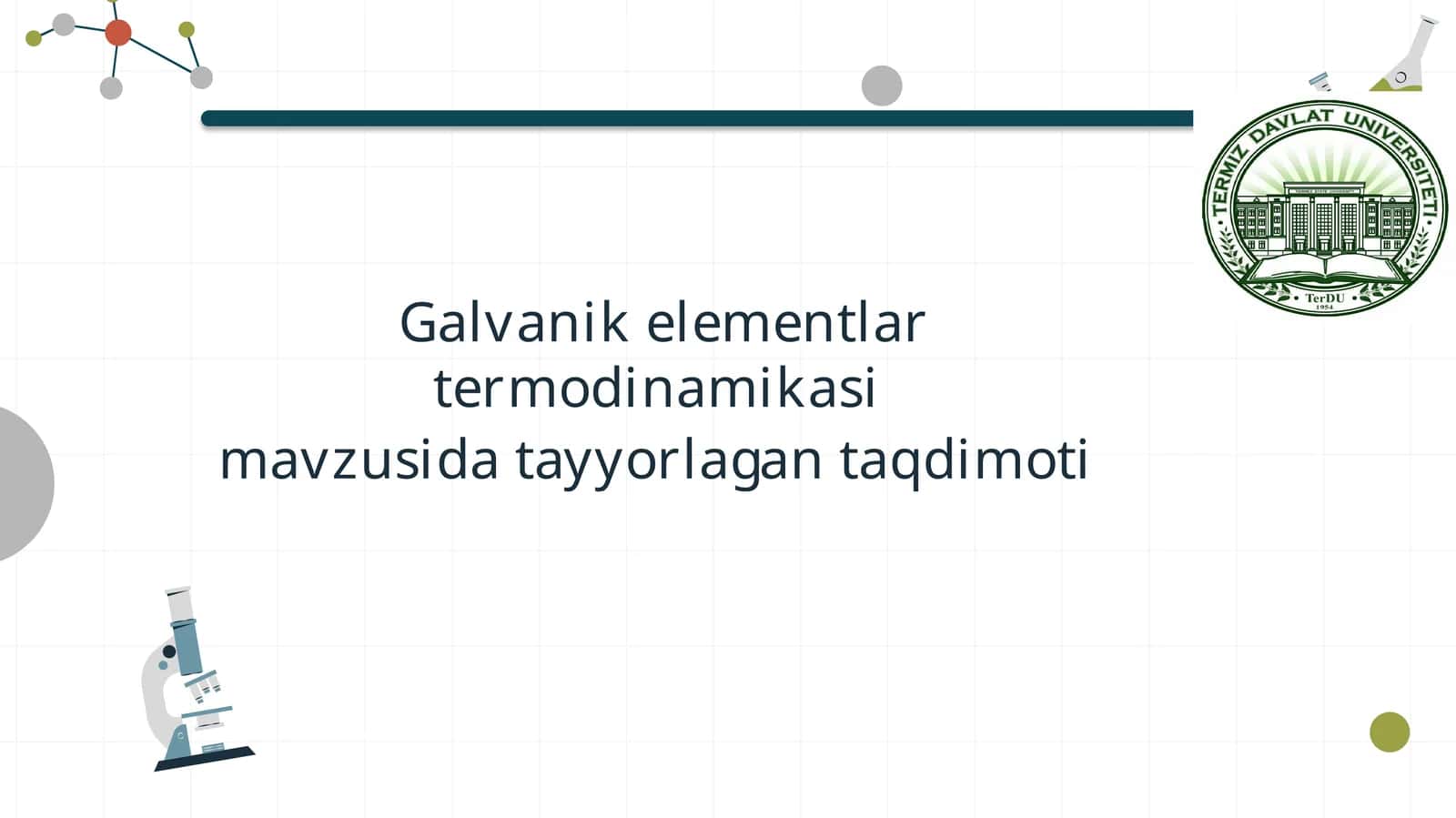Galvanik elementlar termodinamikasi