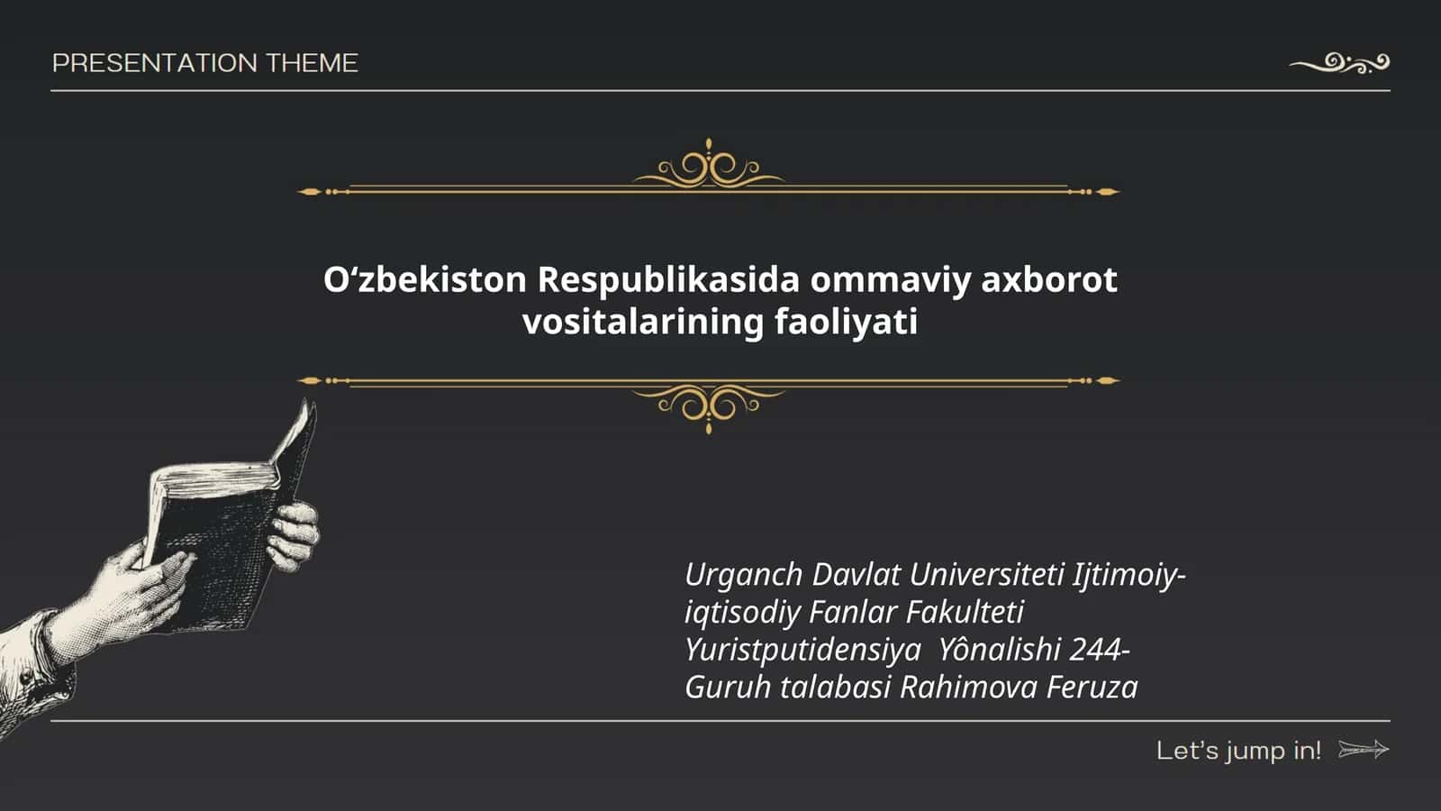 Oʻzbekiston Respublikasida ommaviy axborot vositalarining faoliyati