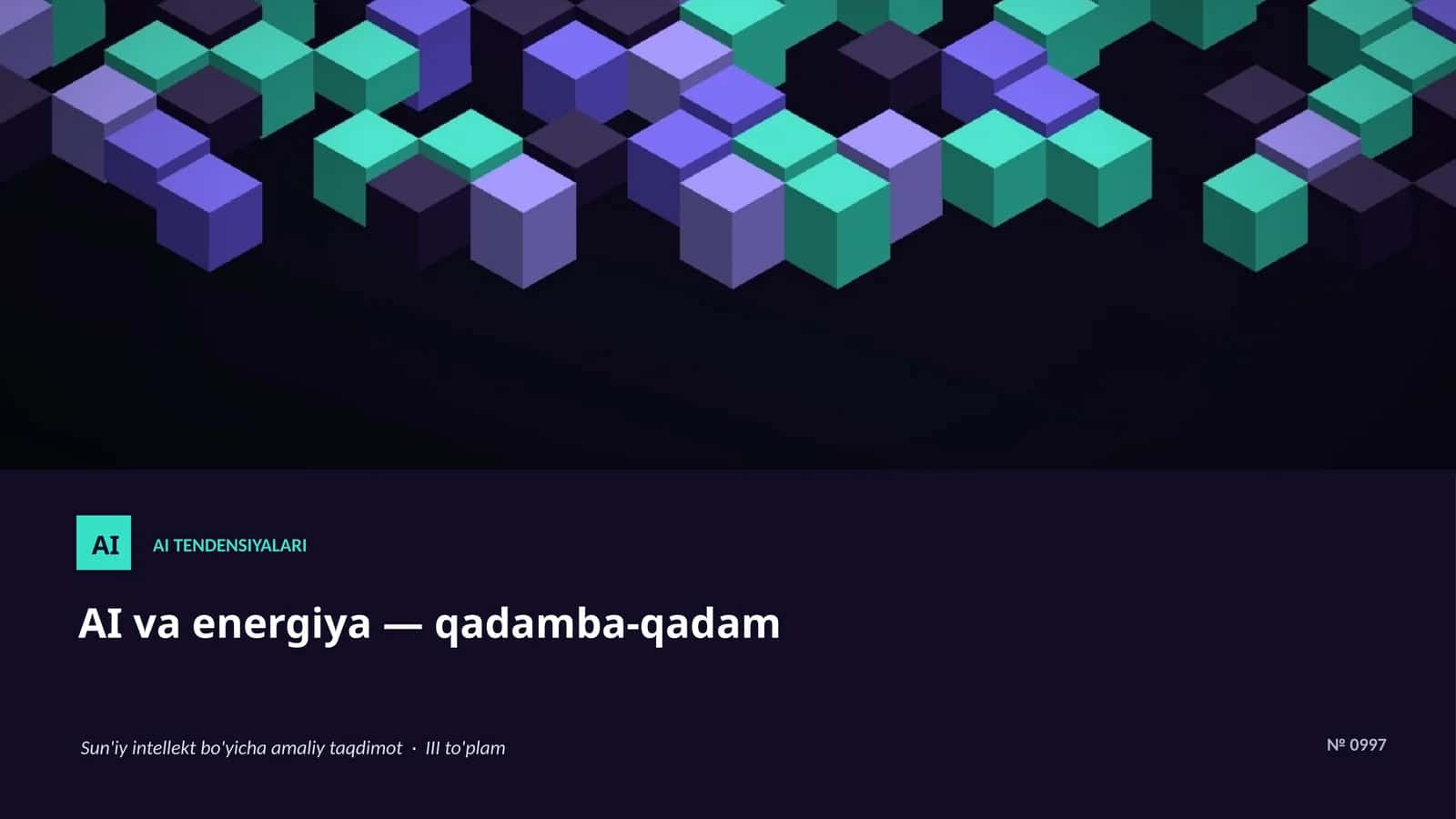 AI TENDENSIYALARI