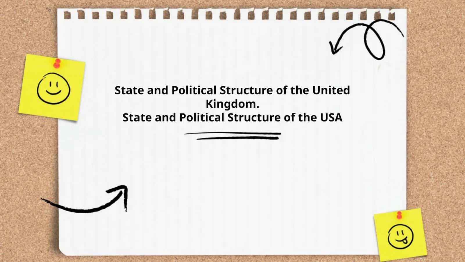 State and Political Structure of the United Kingdom.State and Political Structure of the USA