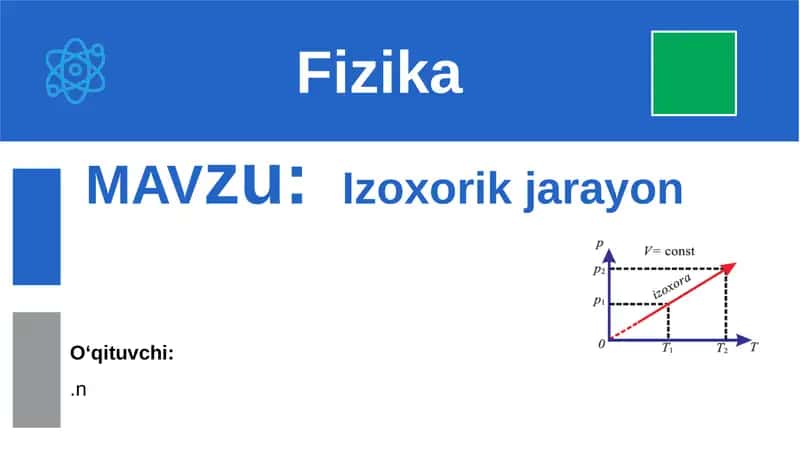 Izoxorik jarayon