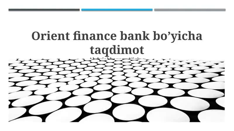 Orient Finans Bank: Asosiy moliyaviy ko'rsatkichlar