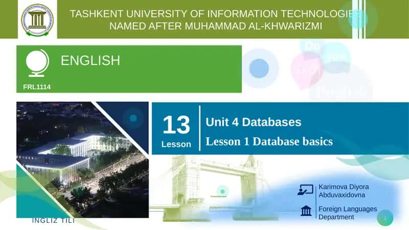 Database basics