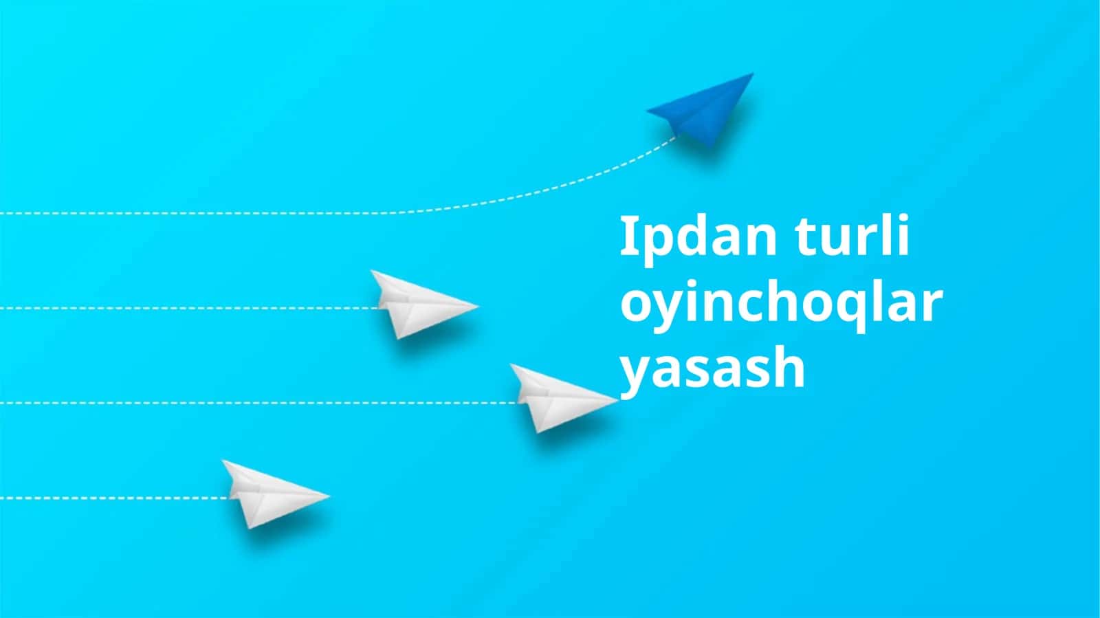 Ipdan turli oyinchoqlar yasash
