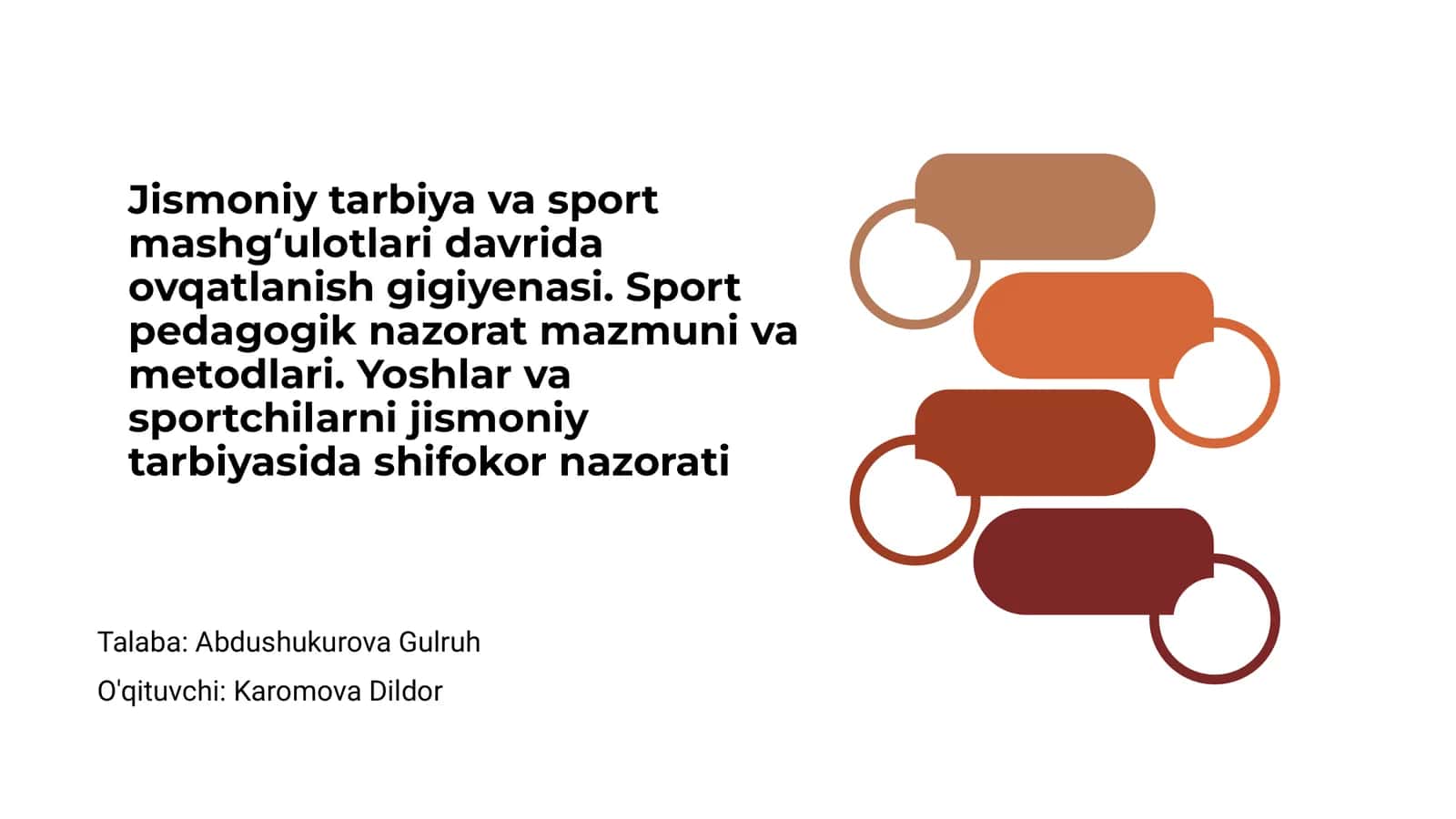 Jismoniy tarbiya va sport mashgʻulotlari davrida ovqatlanish gigiyenasi