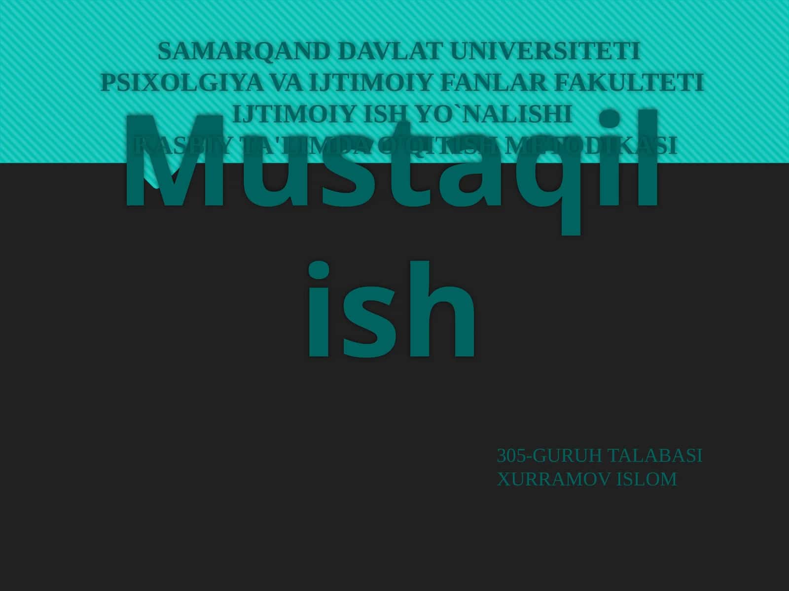 Aholini ijtimoiy muhofaza qilish tizimida davlatning roli