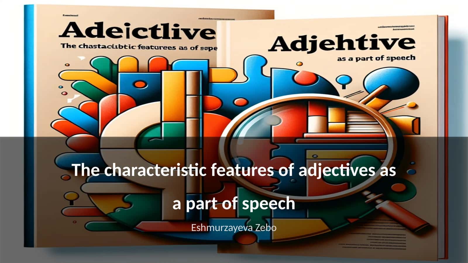 The characteristic features of adjectives as a part of speech