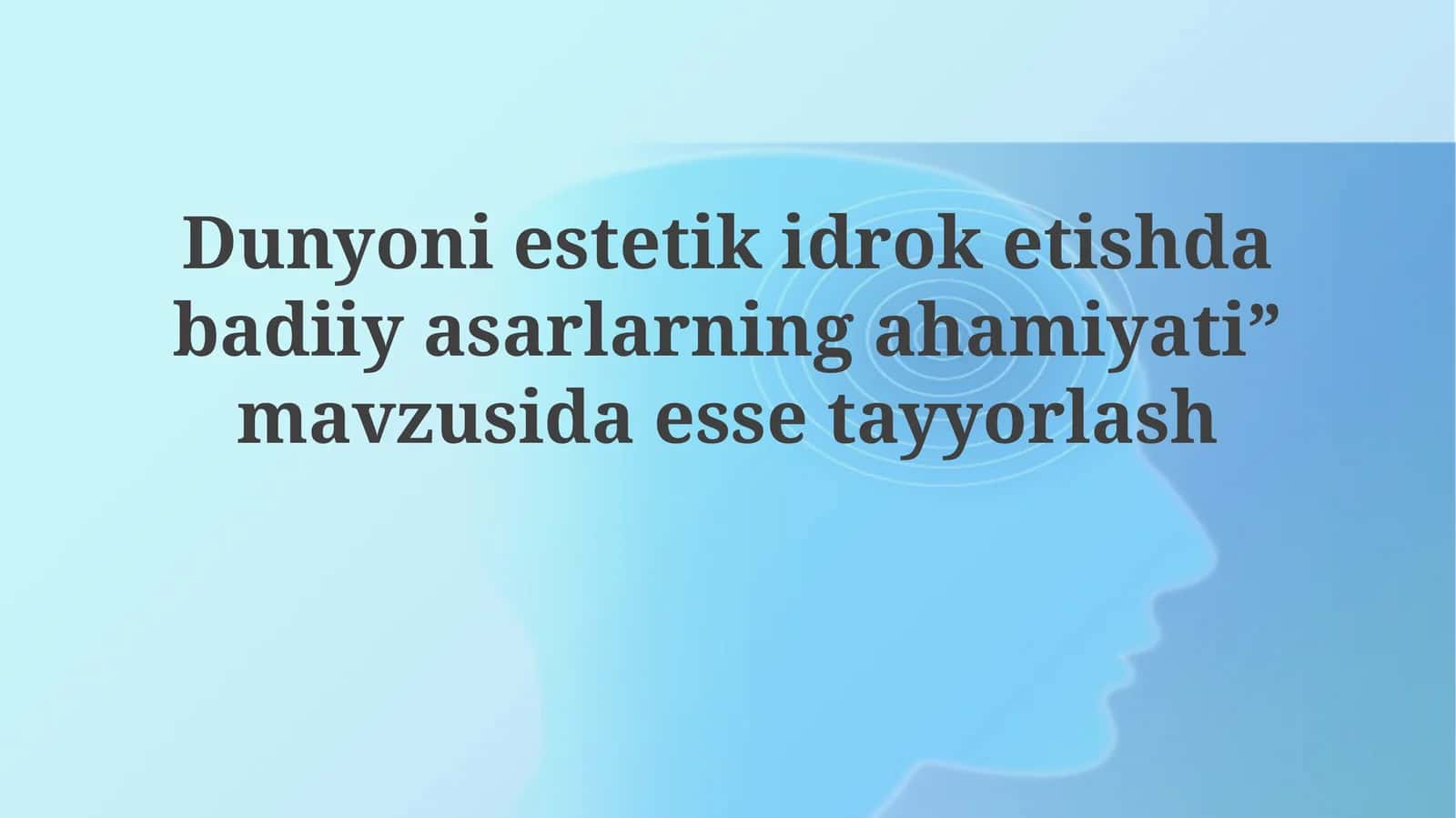 San'atning estetik idrokga ta'siri