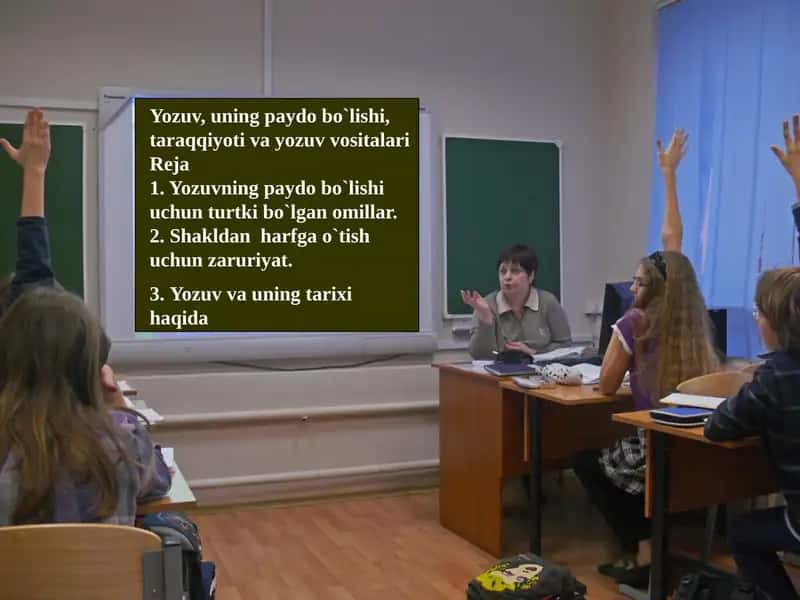 Yozuv, uning paydo bo`lishi, taraqqiyoti va yozuv vositalari