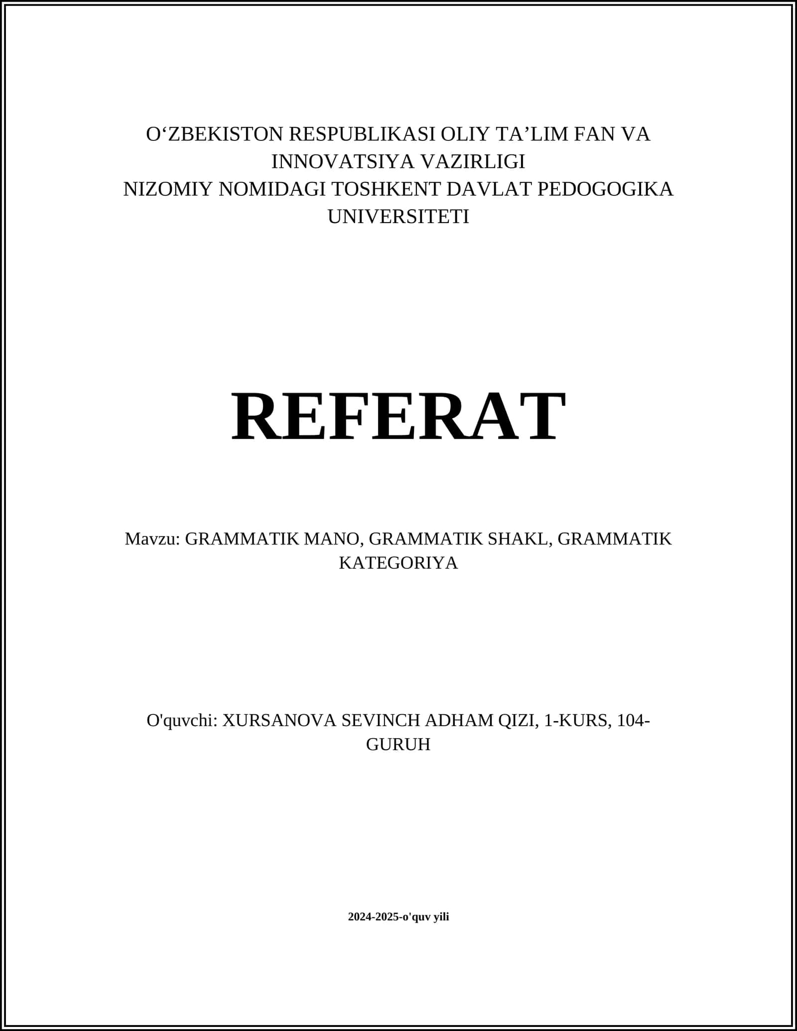 Grammatik tahlil