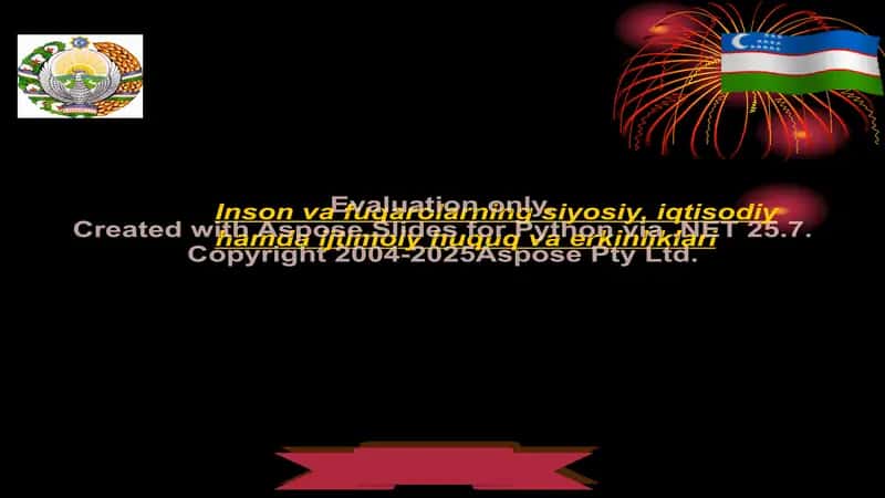 Siyosiy, iqtisodiy va ijtimoiy huquq va erkinliklar