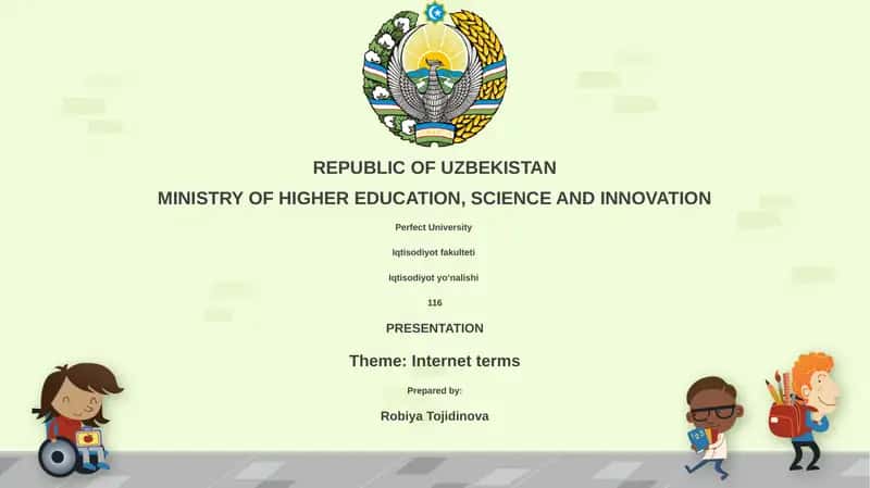 Internet terms