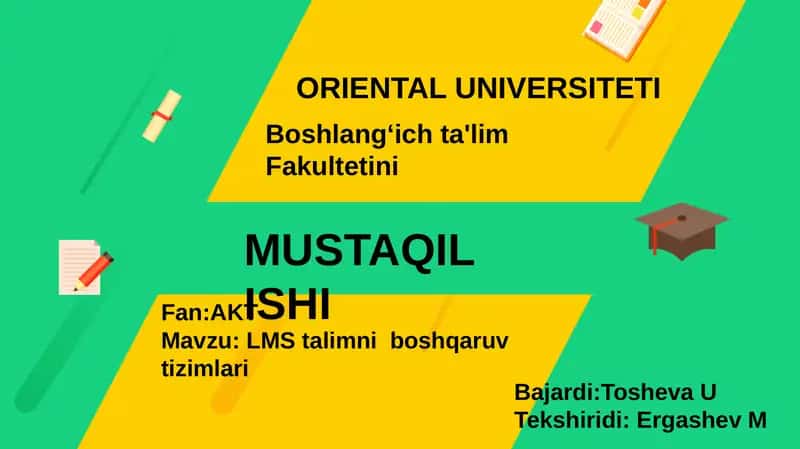 Ta'limni boshqarish tizimi (LMS)