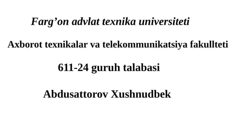 Bir jinsli chiziqli tenglamalar sistemasini fundamental yechimlar tizimi